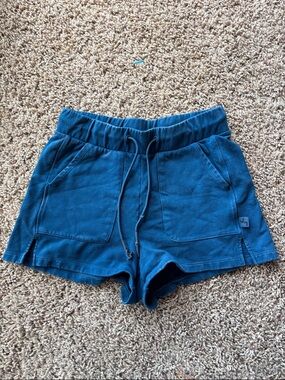 JoyLab Blue Drawstring Athletic Shorts with Front Pockets